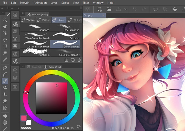 Clip Studio Paint painting software