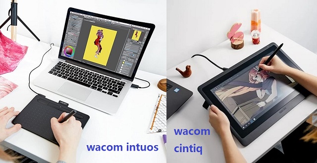 wacom intuos vs wacom cintiq for drawing